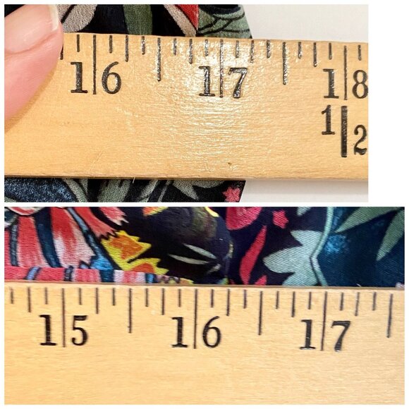 Rebecca Minkoff Jessica Ruffle Floral Midi Wrap Dress S Black Multicolor NWT - Picture 15 of 16